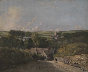 ओसमिंगटन विलेज, 1816 से 1817। द्वारा जॉन कांस्टेबल