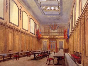 स्किनर्स हॉल का इंटीरियर, लंदन, 1890 द्वारा जॉन क्रोथर