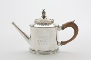 चायदानी, c.1790 (रजत) द्वारा जॉन डेविड