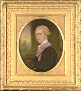 जॉर्ज जॉन स्पेंसर, विस्काउंट एल्थॉर्प (1758-1834) जबकि ट्रिनिटी कॉलेज, कैंब्रिज, 1777 में एक छात्र (तांबे पर तेल) द्वारा जॉन डाउनमैन