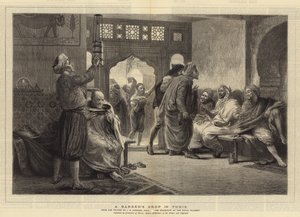 ट्यूनिस में एक नाई की दुकान