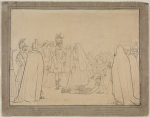 एनेसिस ने 1843 में वर्जिल्स एनीड से पल्लस के शरीर को दिखाया। द्वारा जॉन एवरेट मिलिस