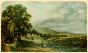 सैल्मन फिशिंग, 1844, 1946। द्वारा जॉन एफ टेनेंट