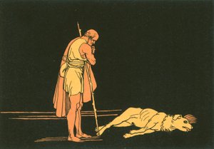 Ulysses और उसका कुत्ता द्वारा जॉन फ्लैक्समैन