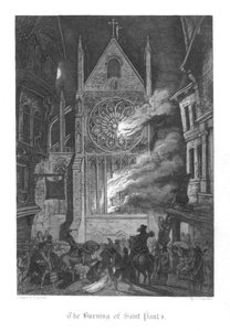 1855 में विलियम हैरिसन आइन्सवर्थ द्वारा ओल्ड सेंट पॉल से दृश्य द्वारा जॉन फ्रैंकलिन
