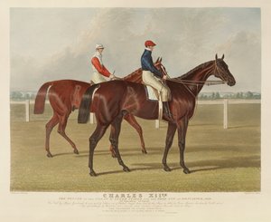 The चार्ल्स बारहवीं ’, डोनकेस्टर, 1839 में ग्रेट सेंट लेगर स्टेक्स के विजेता, चार्ल्स हंट (1803-77) द्वारा उत्कीर्ण, पब एस। und जे। फुलर द्वारा, 1839 (एक्वाटिंट)