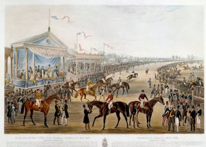 जॉन फ्रेडरिक हेरिंग (1795-1865) द्वारा प्रिंट 1841 में प्रिक्स डू जॉकी क्लब ए चैन्टिली