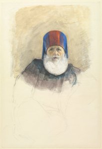 मेहमत अली पाशा के लिए अध्ययन, सी। 1844। द्वारा जॉन फ्रेडरिक लुईस