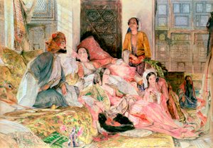 हरेम, c1850 द्वारा जॉन फ्रेडरिक लुईस