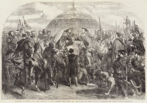 हेनरी अष्टम और फ्रांसिस I की बैठक आर्द्रेस के पास, द फील्ड ऑफ द क्लॉथ ऑफ गोल्ड