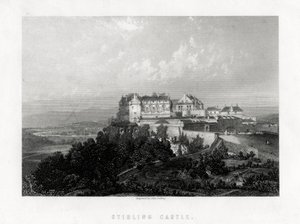 स्टर्लिंग कैसल, स्कॉटलैंड, 1883। द्वारा जॉन गॉडफ्रे