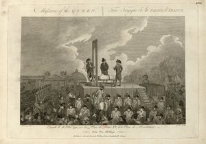 16 अक्टूबर, 1793, 1793-1794 को मैरी एंटोनेट का निष्पादन।