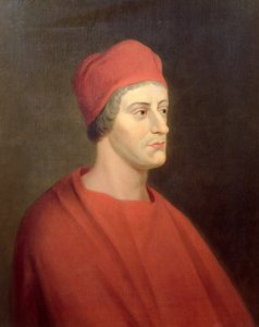 विलियम शेक्सपियर के हेनरी अष्टम, 1662 से अभिनेता हेनरी हैरिस का वोल्टी के रूप में चित्र