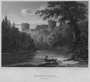 बोथवेल कैसल, क्लाइड्सडेल, 1814 द्वारा जॉन ग्रेग