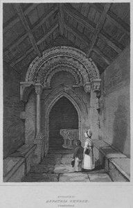 एस्परिटिया चर्च, कंबरलैंड में प्रवेश, 1814 द्वारा जॉन ग्रेग