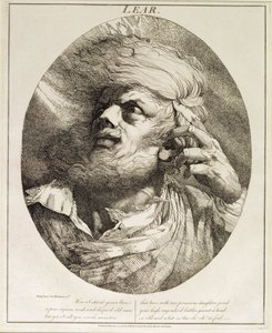 लीयर, किंग लीयर, एक्ट III, दृश्य 3, 1776 से द्वारा जॉन हैमिल्टन मोर्टिमर