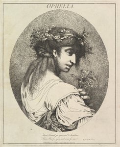 शेक्सपियर से ओपेलिया बारह वर्ण, 20 मई, 1775।