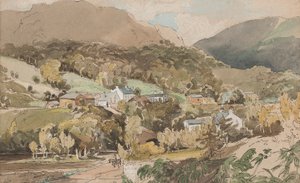 क्लैपरगेट, 1812 (कागज पर wc) द्वारा जॉन हार्डन