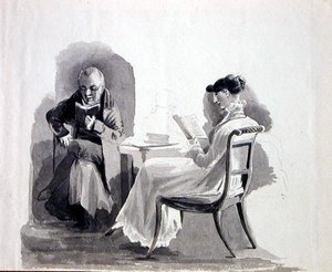 पढ़ना (कागज पर कलम और स्याही)