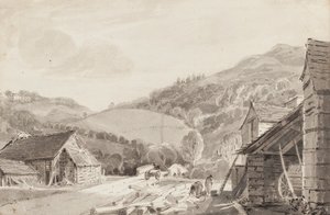 स्केलविथ, 1821 (कागज पर wc) द्वारा जॉन हार्डन