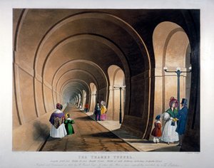 टेम्स टनल, लंदन, 1835 द्वारा जॉन हैरिस