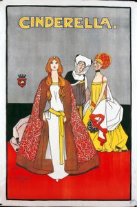 "सिंड्रेला" - जे। हसाल - पोस्टर, 1900