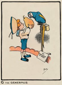 जी द जेनस - जे। हसाल - ड्राइंग, 1903 द्वारा जॉन हसाल