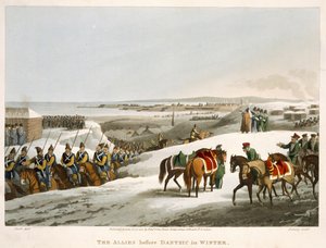 विंटर में डेंट्ज़िक से पहले सहयोगी, मैथ्यू डबबर्ग (fl.1813-20) ने &39;ऐतिहासिक, सैन्य और नौसेना उपाख्यानों&39;, पब से उत्कीर्ण किया। एडवर्ड ओरमे (1774-c.1820) 1818 (एक्वाटिंट) द्वारा द्वारा जॉन हीविसाइड क्लार्क