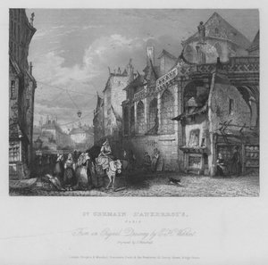 सेंट जर्मेन l'Auxerrois, पेरिस (उत्कीर्णन)