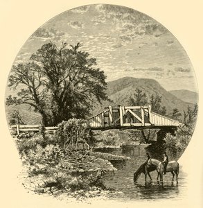 ओल्ड ब्रिज, ब्लैकबेरी नदी, कनान के पास, 1874।