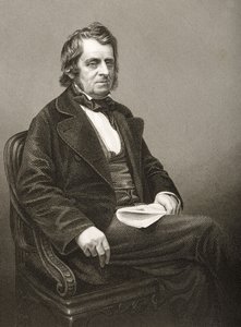 जॉन आर्थर रोएबक (1801-79) ने लंदन के 1860 में प्रकाशित &39;द ड्रॉइंग-रूम ऑफ एमिनेंट पर्सनजेज, वॉल्यूम 2&39; से एक तस्वीर से डीजे पाउंड को उकेरा।