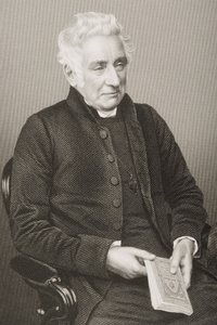 जॉन लोंसडेल (1788-1867) ने लंदन के 1860 में प्रकाशित &39;द ड्रॉइंग-रूम ऑफ एमिनेंट पर्सन, वॉल्यूम 2&39; से एक तस्वीर से डीजे पाउंड द्वारा उकेरा