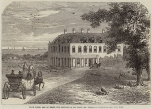 ब्रुक हाउस, आइल ऑफ वाइट, श्री सेली का निवास, सांसद, गैरीबाल्डी द्वारा दौरा किया गया
