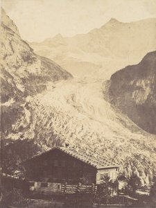 स्विस ग्लेशियर, 1850 के दशक। द्वारा जॉन जोसेलीन कोघिल