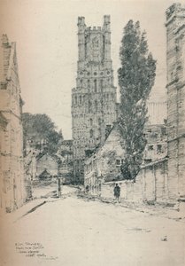एली टॉवर, दक्षिण से, 1924 द्वारा जॉन केपी