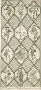 बेटली ग्लास विंडो - मॉरिस डांसर: उत्कीर्णन, एनडी [1751-1790]