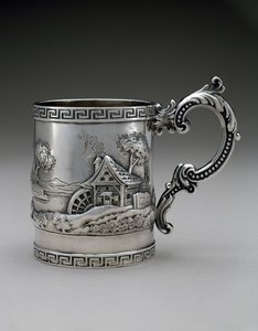 बेबी कप, सी। 1840-1860 (रजत) द्वारा जॉन किट्स