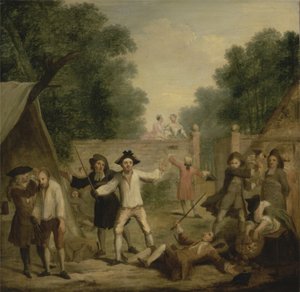 होब डिफेंस, c.1725 (कैनवास पर तेल)