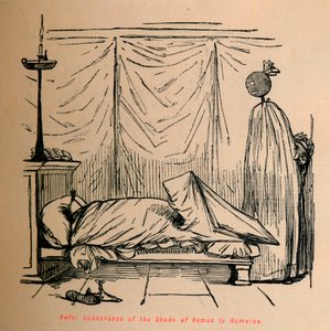 1852 में रोमुलस के शेड ऑफ़ द शेउड की शानदार उपस्थिति द्वारा जॉन लीचो