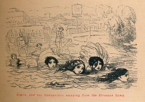 क्लियोलिया और उसके साथी एट्रसकेन कैंप, 1852 से भाग निकले