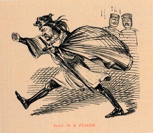 जॉन इन ए पैशन, c1860, c1860 द्वारा जॉन लीचो