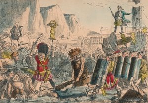 जूलियस सीज़र की लैंडिंग, 1850 द्वारा जॉन लीचो