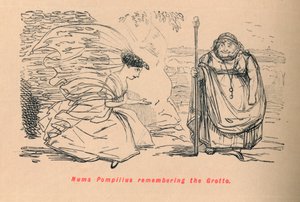 नुमा पोम्पिलियस ग्रूटो को याद करते हुए, 1852 द्वारा जॉन लीचो