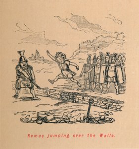 रेम्स जंपिंग द वॉल, 1852 द्वारा जॉन लीचो