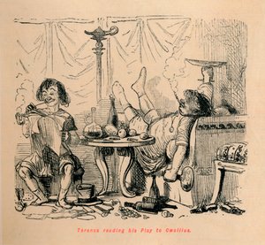 टेरेंस ने अपने प्ले टू काकिलियस, 1852 को पढ़ा द्वारा जॉन लीचो
