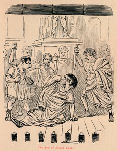 जूलियस सीजर का अंत, 1852 द्वारा जॉन लीचो