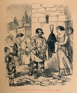 कैपुआ के निवासियों द्वारा 1852 में रोमन कपड़े पहने द्वारा जॉन लीचो