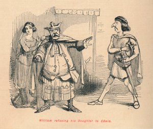 विलियम ने अपनी बेटी को एडविना के लिए मना कर दिया, c1860, c1860 द्वारा जॉन लीचो