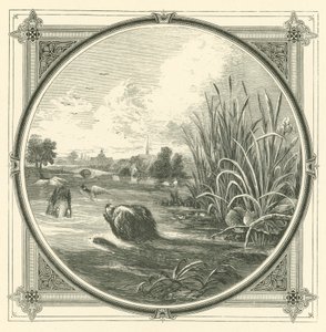 कई पर्ची 'कप और होंठ को मोड़ते हैं (उत्कीर्णन)