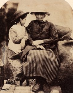 रैगट, कॉर्वेन, नॉर्थ वेल्स में नौकर, सी। 1860. द्वारा जॉन लॉयड